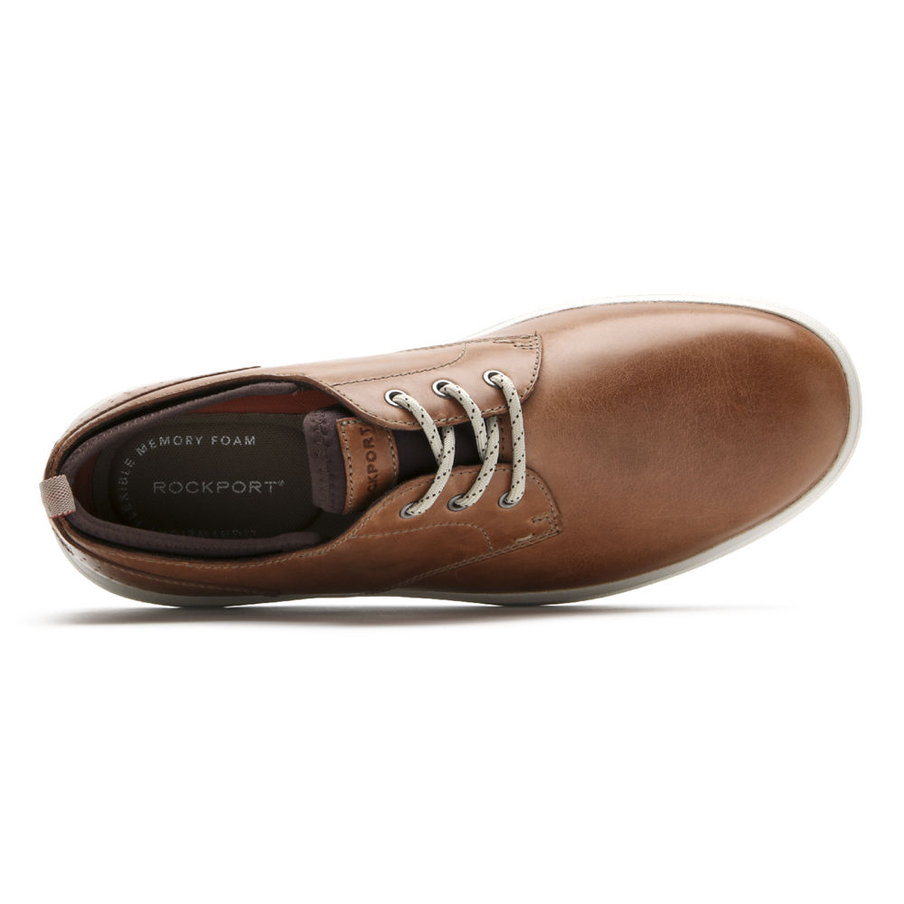 Rockport Oxfords For Mens Brown - Zaden Plain Toe - EC5748260